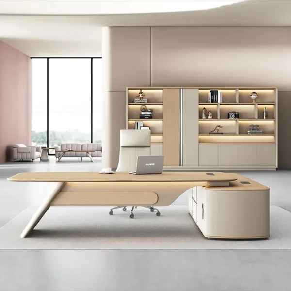 مكتب فاخر بحرف L